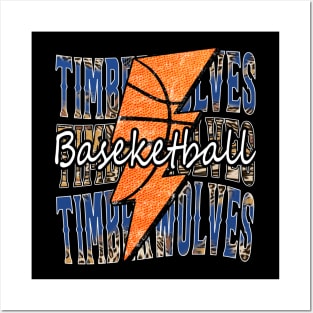 Graphic Basketball Timberwolves Proud Name Vintage Posters and Art